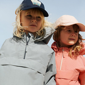 Анорак технологичный Wheat, красная клетка